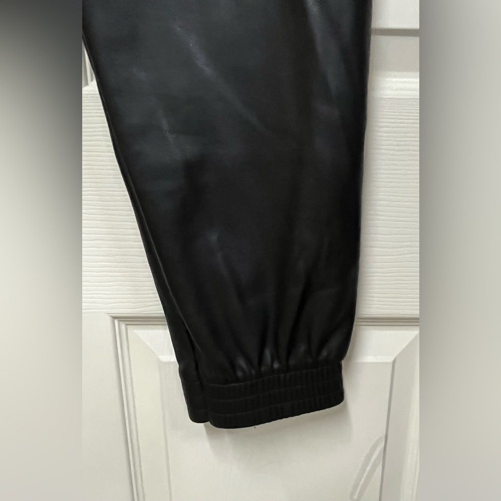 Anthropologie Avec Les Filles Vegan Leather Joggers - Picture 4 of 9